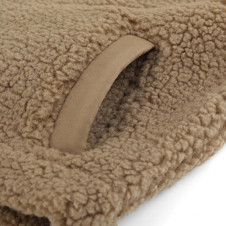 ANIMQUE Kleinkind Kinder Polarfleece Weste Verdicken Kinder Stehkragen Reissverschluss Ärmellose Jac