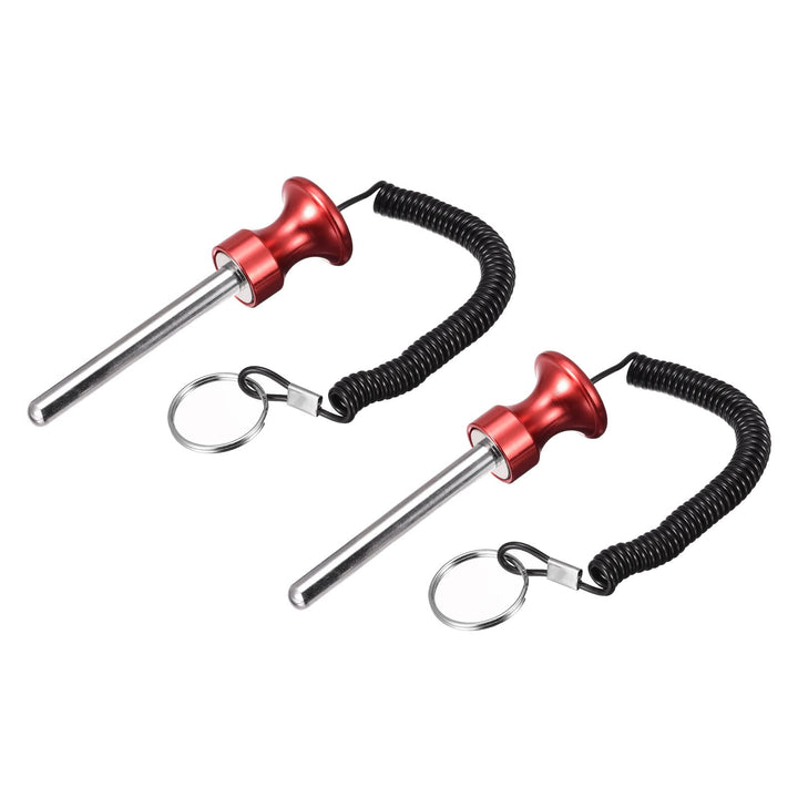 sourcing map Stück mm x mm Gewichtsstapelstift mit Zugseil Magnetisches Krafttrainingsgerät Zubehör