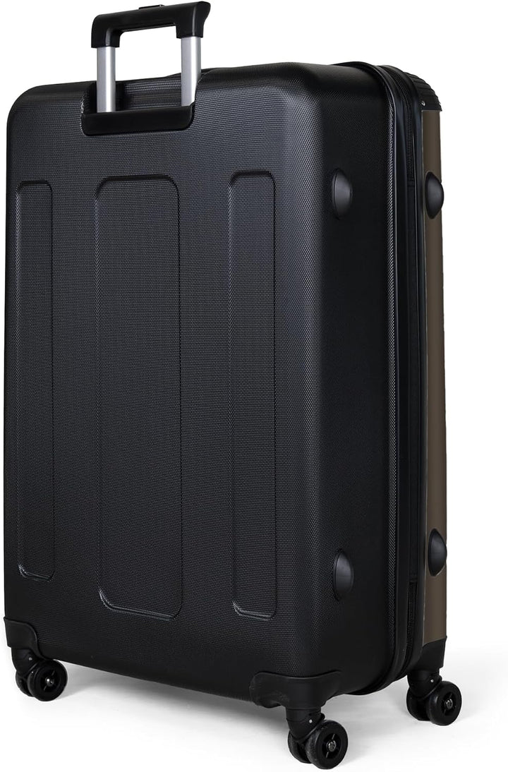 NoBoringSuitcases.com® Koffer XL Gross 77x51.5x28 cm Hartschale Reisekoffer 4 Rollen Leicht Koffer T