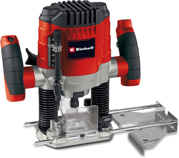 Einhell Oberfräse TC-RO 1155 Kit (1100 Watt, Ø 6 und 8 mm, Drehzahlregulierung, Parallelanschlag, Ab