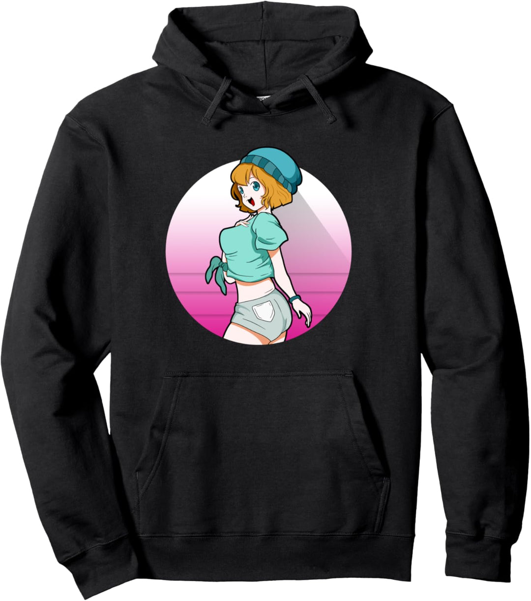 Anime Mädchen Otaku Waifu Pullover Hoodie