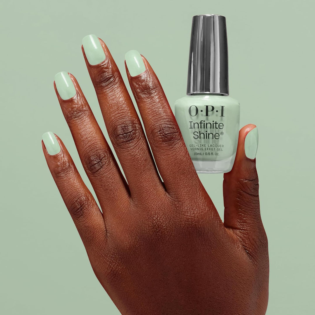 OPI Infinite Shine Grüntöne – vorgehärtete Gel-Technologie ohne UV-Lampe – bis zu 11 Tage Halt – lan