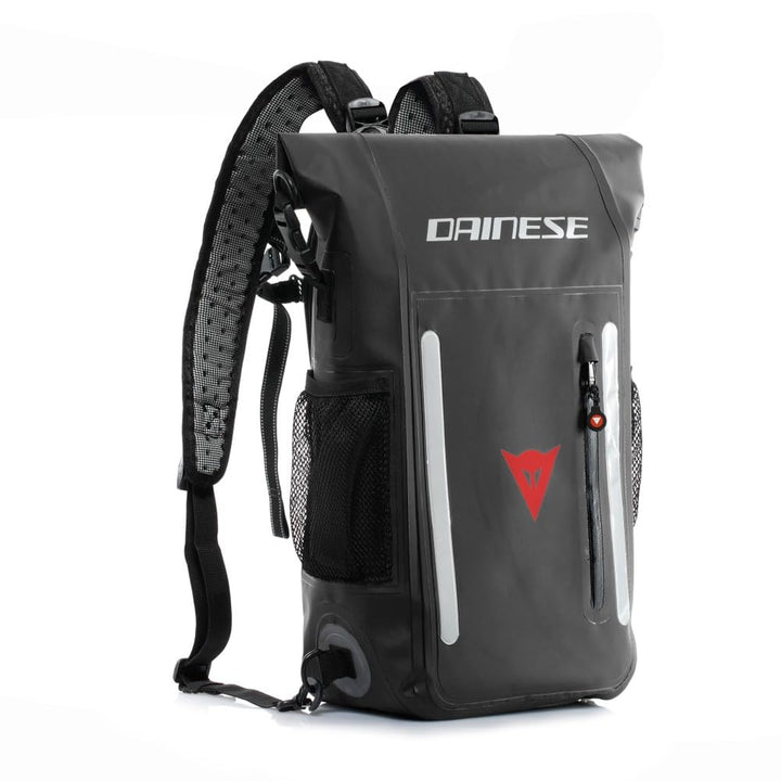 Motorradrucksack Dainese Explorer Backpack WP Motorrad Gepäck wasserdichter Rucksack, Black Schwarz,