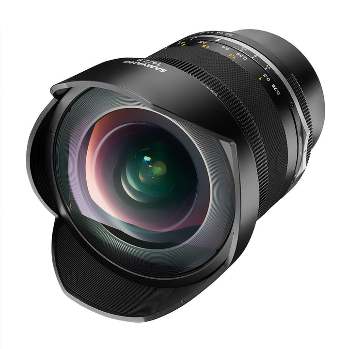 Samyang MF 14mm F2,8 MK2 Sony E – Weitwinkel Objektiv manueller Fokus für Vollformat und APS-C Festb