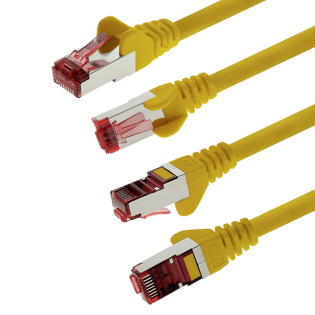 1aTTack.de - 1x 50m CAT6 Patchkabel S/FTP PIMF Schirmung CAT.6 RJ45 Netzwerkkabel Ethernetkabel DSL