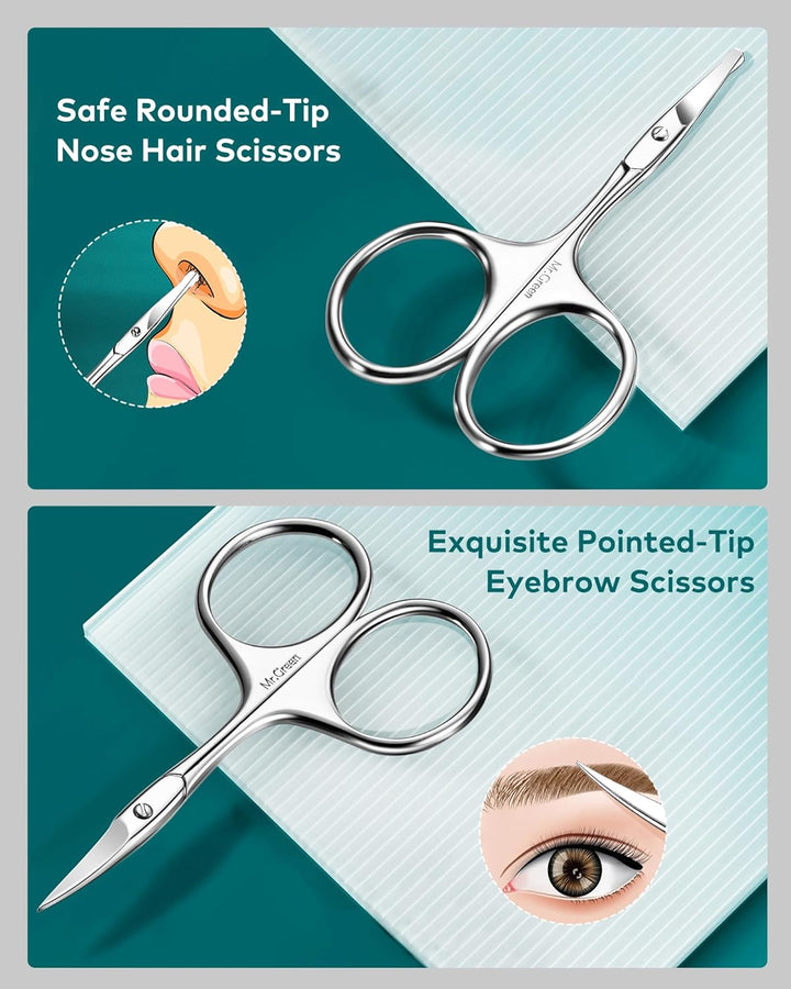 MR.GREEN Maniküre Set, Pediküre Set, Full Function Nagelknipser Set, Prämie Edelstahl, Professionell
