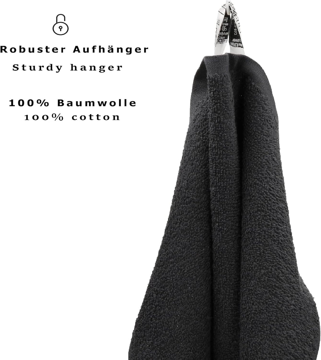 Betz Handtuch 6er Pack Handtücher Set Berlin Grösse 50x100 cm 100% Baumwolle - gut trocknend, leicht