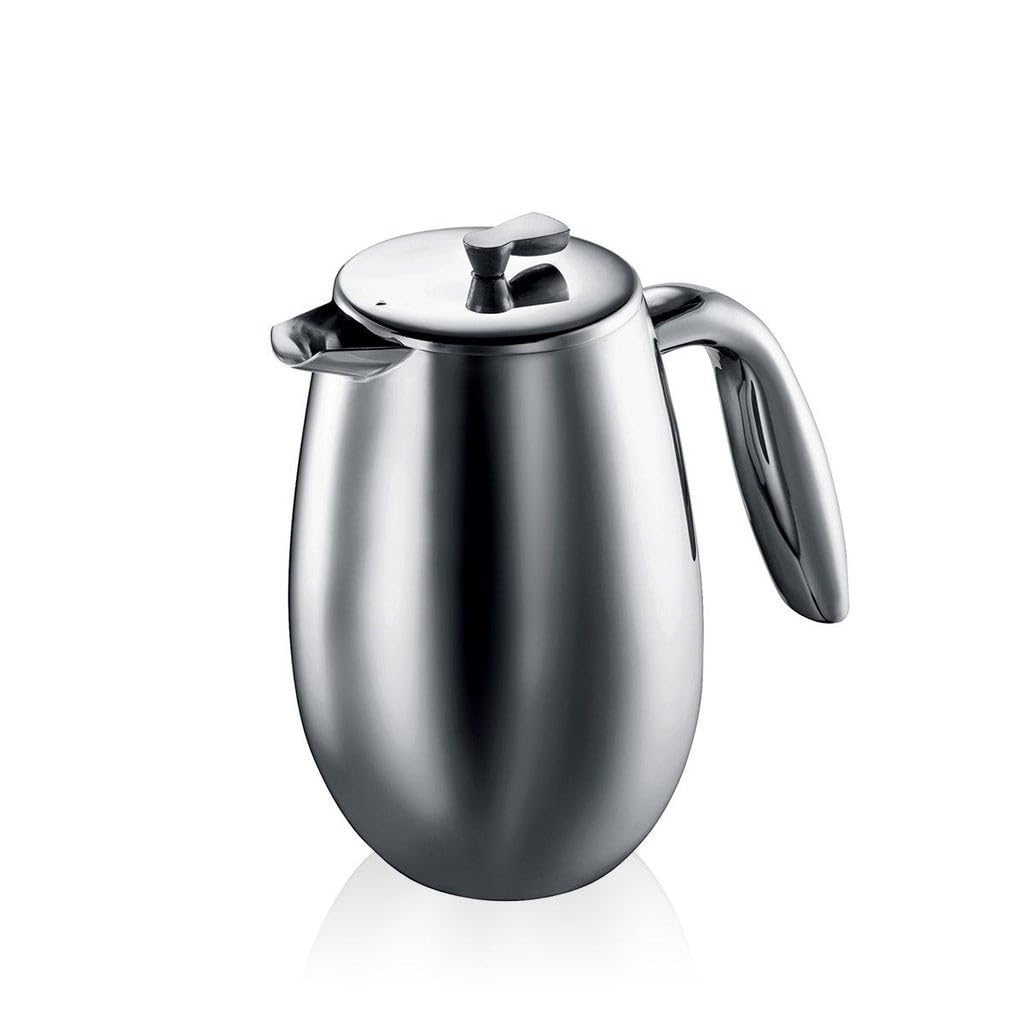Bodum columbia Kaffeebereiter (Doppelwandig, Edelstahl, Spülmaschinengeeignet, 0,35 liters) shiny Sh