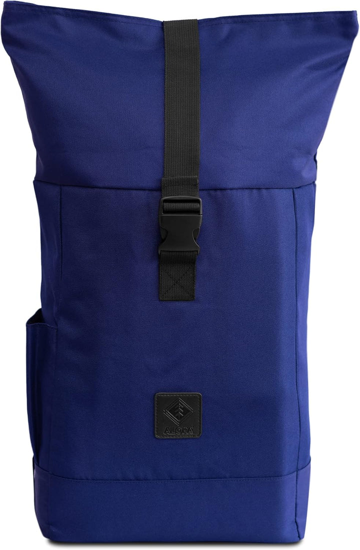 Alopa Rucksack für Damen &amp; Herren | für Fahrrad, Freizeit, Uni und Job | Komfortabel &amp; Nachhaltig Bl