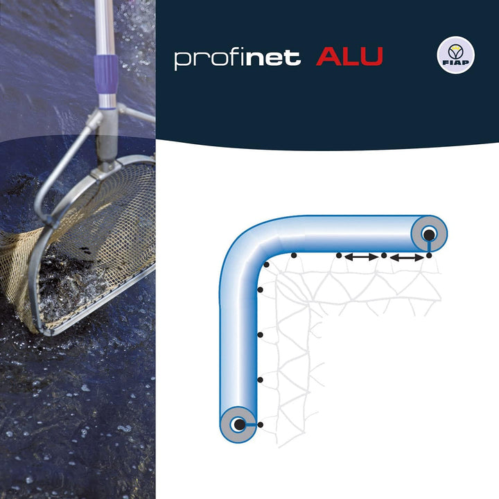 FIAP profinet ALU 600 MW: 20 mm - Maschenweite 20 mm - Profi - Fischkescher - Material Aluminium - K
