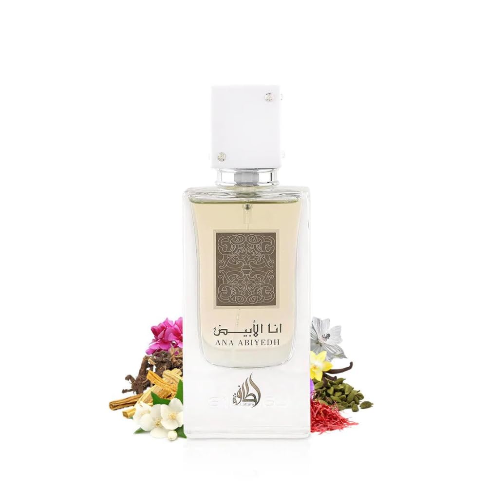 Lattafa Perfumes Ana Abiyedh Eau de Parfum, Spray, Vanille, Safran, 60 ml my perfumes Vanille 60 ml