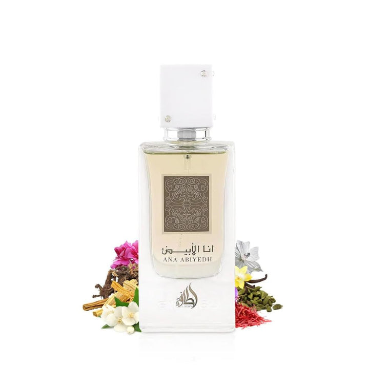 Lattafa Perfumes Ana Abiyedh Eau de Parfum, Spray, Vanille, Safran, 60 ml my perfumes Vanille 60 ml
