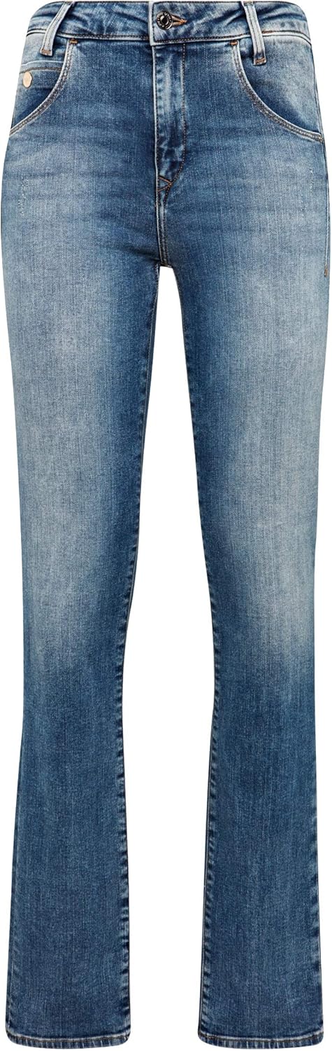 Mavi Women's Daria Straight Jeans 26W / 32L Blau (Mid Brushed Str 28922), 26W / 32L Blau (Mid Brushe