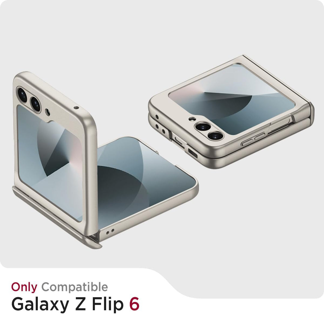 Miimall Kompatibel mit Samsung Galaxy Z Flip 6/Flip7 FE Hülle mit Scharnierschutz Magnetischer [Exte