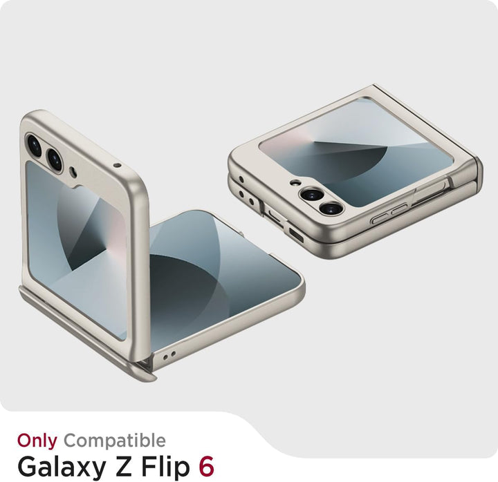 Miimall Kompatibel mit Samsung Galaxy Z Flip 6/Flip7 FE Hülle mit Scharnierschutz Magnetischer [Exte