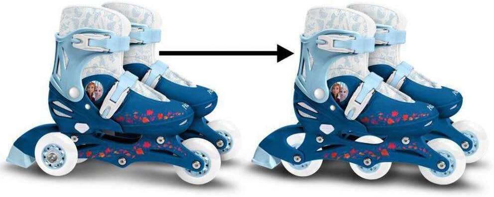 STAMP - ROLLERS INLINES / TRISKATES Einstellbar 2 in 1 FROZEN 2 27-30 Blau, FROZEN 2 27-30 Blau