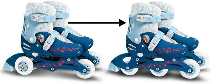 STAMP - ROLLERS INLINES / TRISKATES Einstellbar 2 in 1 FROZEN 2 27-30 Blau, FROZEN 2 27-30 Blau