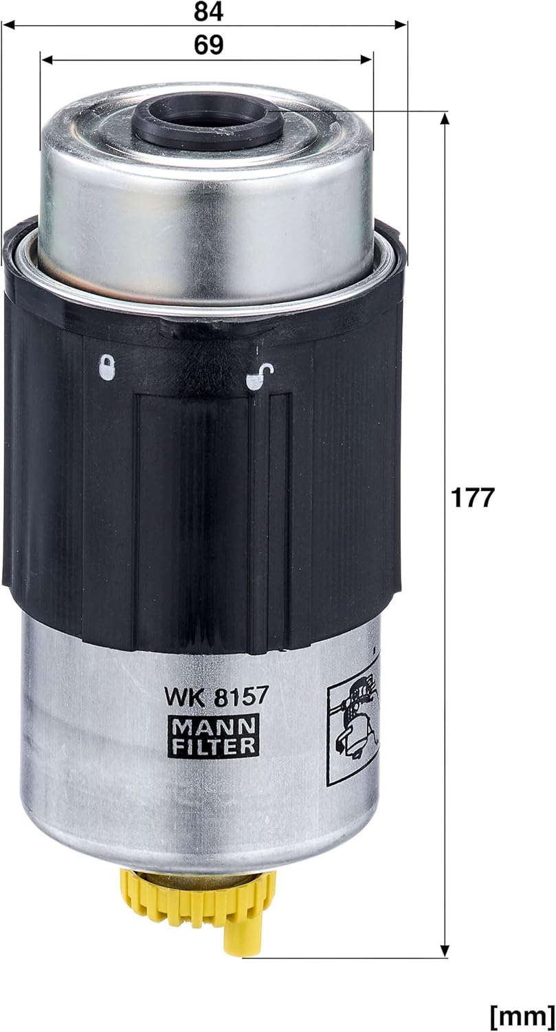 MANN-FILTER WK 8157 Kraftstofffilter – Für PKW