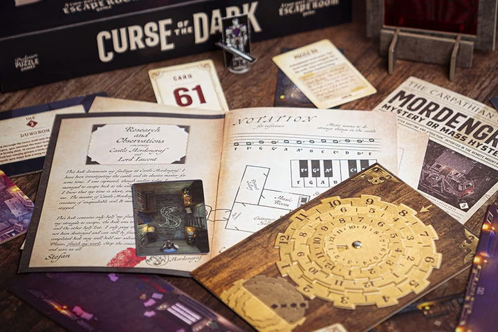 Professor Puzzle Curse of The Dark Escape Room Spiel – Untersuchen Sie das Geheimnis eines verurteil