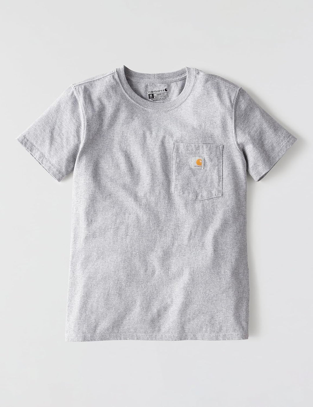 Carhartt Bekleidung Logo T-Shirt grün XS Grau Meliert, XS Grau Meliert
