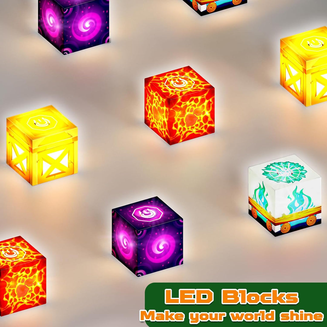 Magnetische Bausteine Wald-Portal Set 200 Teile - Lava & Felsen - Baue Magnetische Blöcke Spiel - Ma