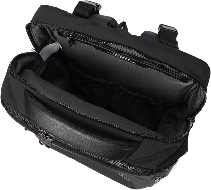 Hedgren Tsutsumi Baby-Rucksack + RFID Schwarz, Schwarz