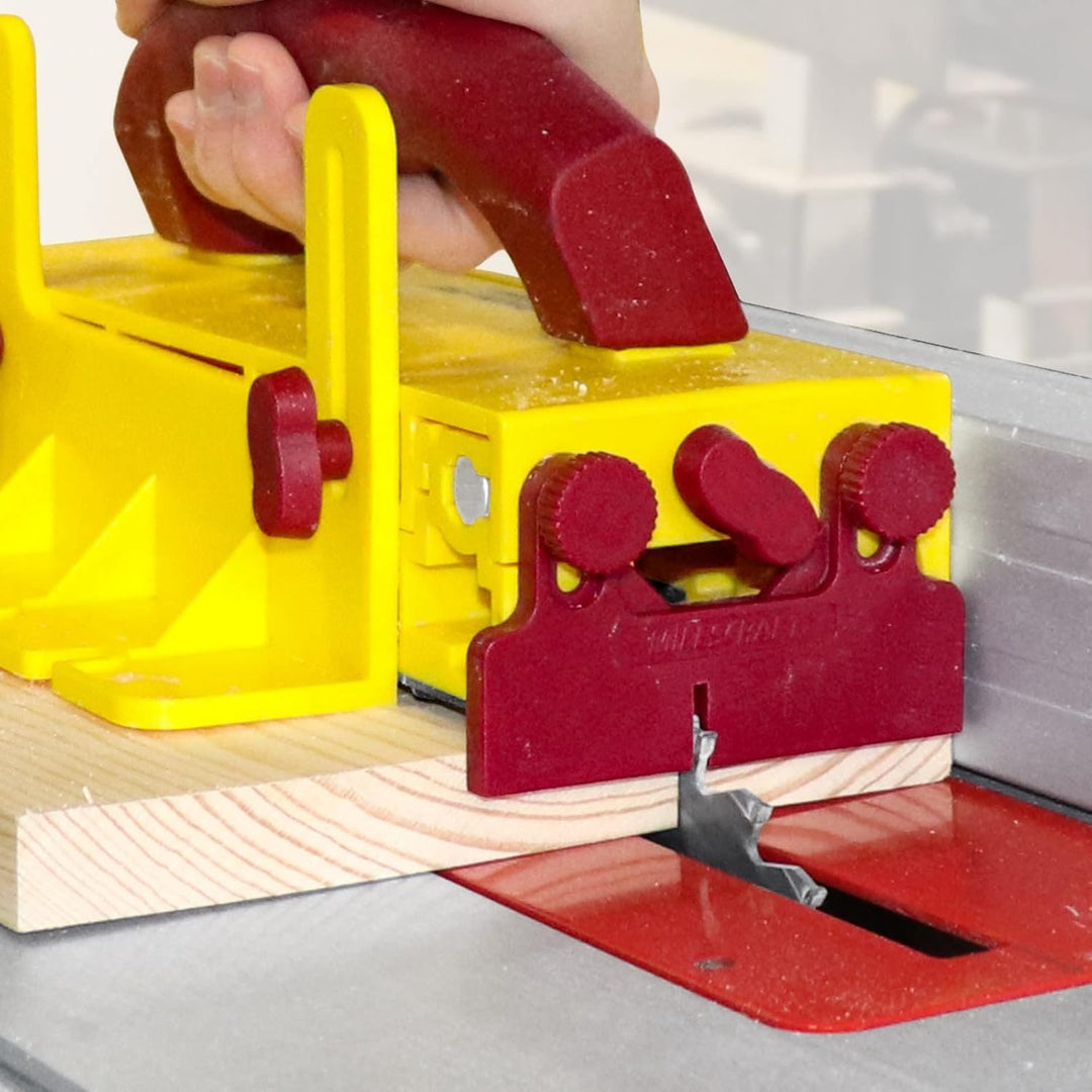 Milescraft 3406 Hochwertiger und robuster Werkstückschieber für Tischkreissägen, Frästische, Bandsäg