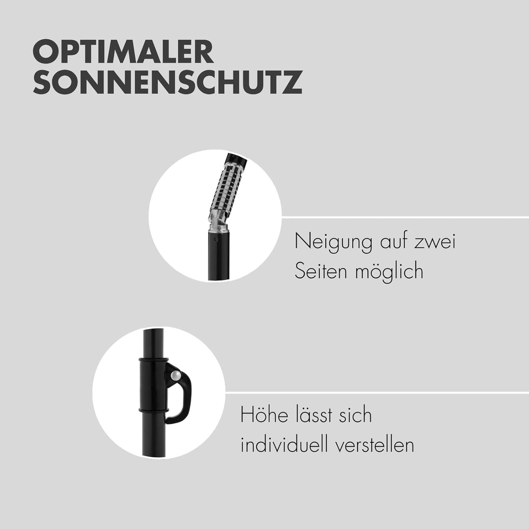 derby Strandschirm Mittelmast, bordeaux