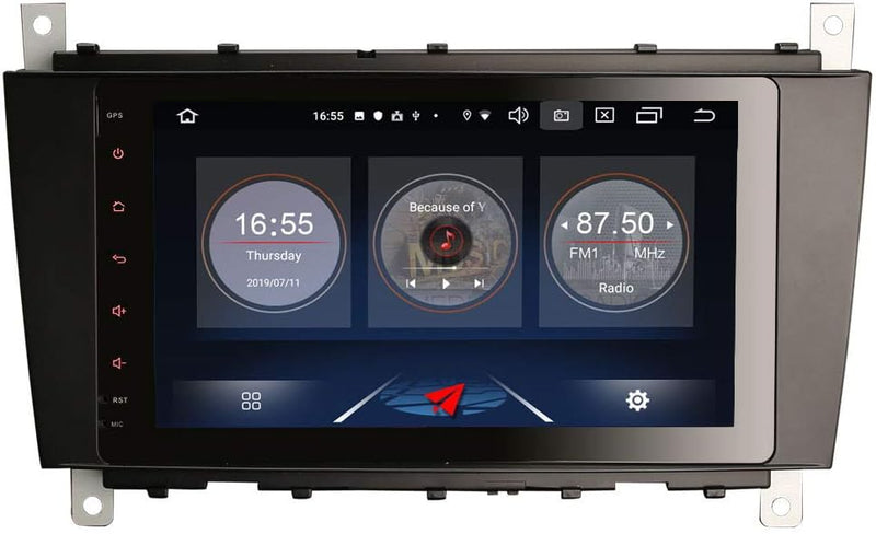 Erisin Android 11 8" Autoradio für Mercedes Benz Klasse C/CLK/CLC/ W203 CL203 S203 W209 Unterstützt