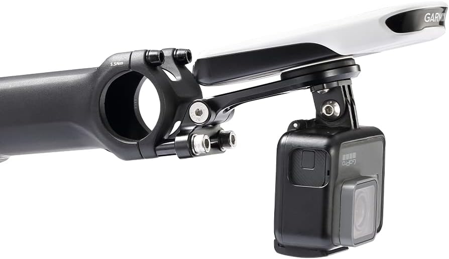 Cestbon Fronthalterung, kompatibel mit Garmin Edge Wahoo Elemnt Bryton Stages Hammerhead, verstellba