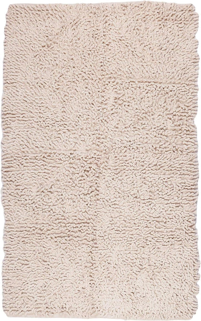 ottoman Shaggy Teppich, Baumwolle, beige, 90 x 150 cm 90 x 150 cm Beige, 90 x 150 cm Beige