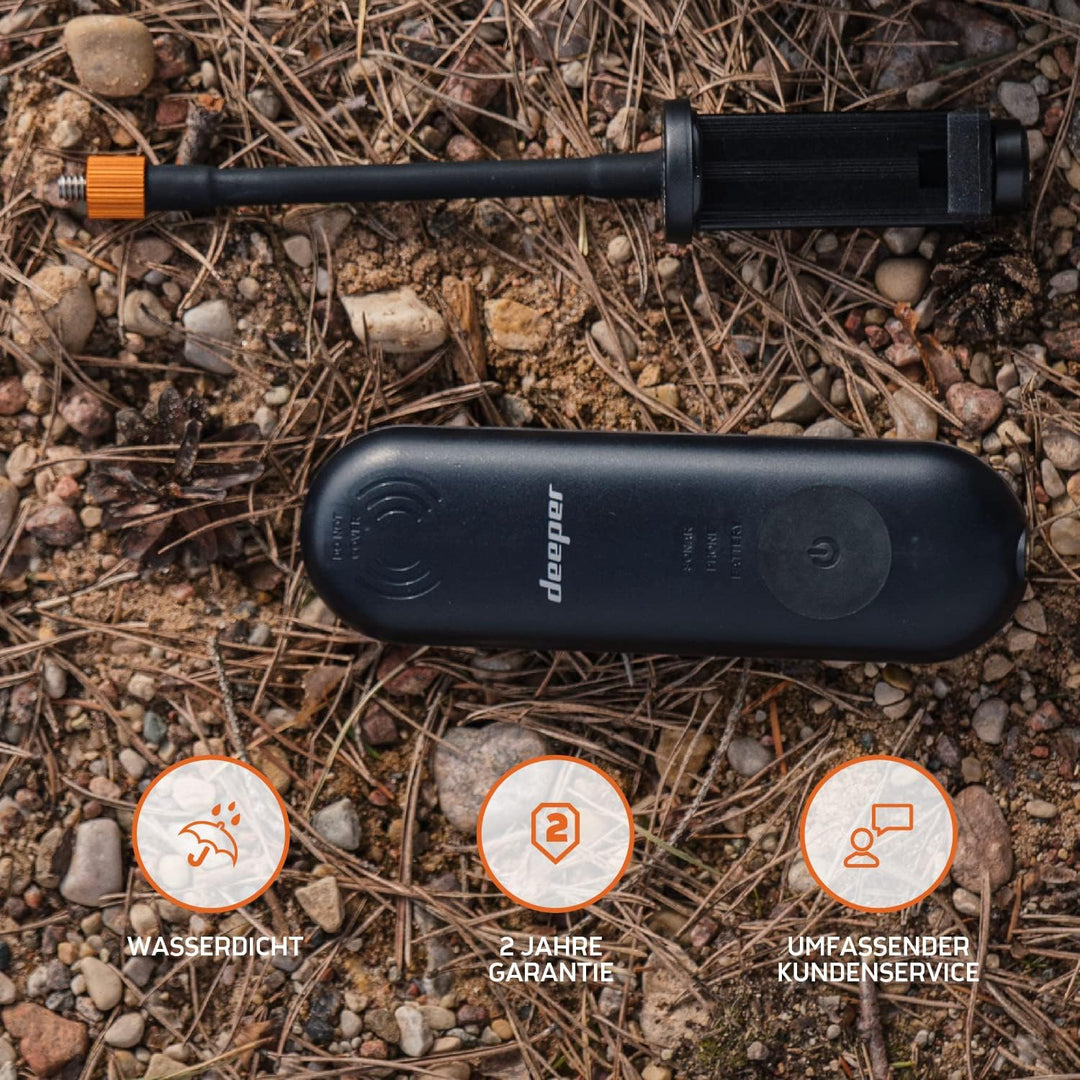Deeper Range Extender mit Smartphone & Deeper Range Extender-Halterung, Angelzubehör für Futterboot,