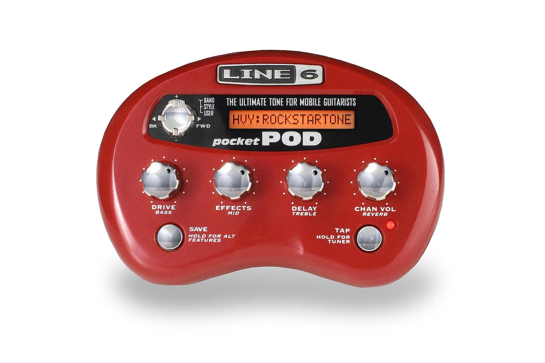 Line 6 Pocket POD Gitarrenprozessor Single, Single