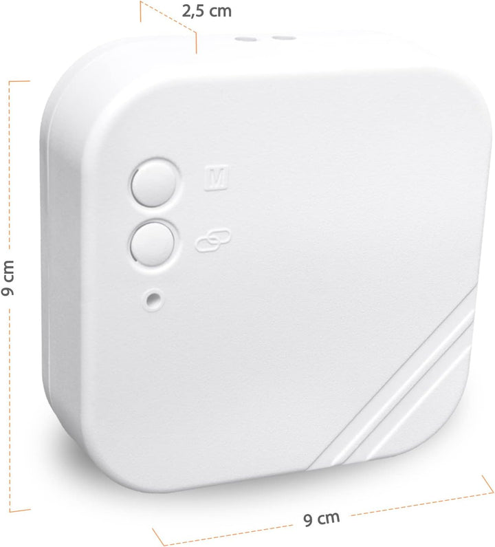 Programmierbares Funk-Thermostat Raumregler Set Mi-300S RF mit 2 Empfängern Funk-Thermostat Set mit