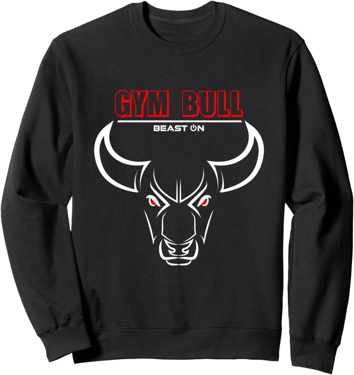 Fitnessstudio Bull Head Red Fitness Workout Training Bodybuilding Sweatshirt