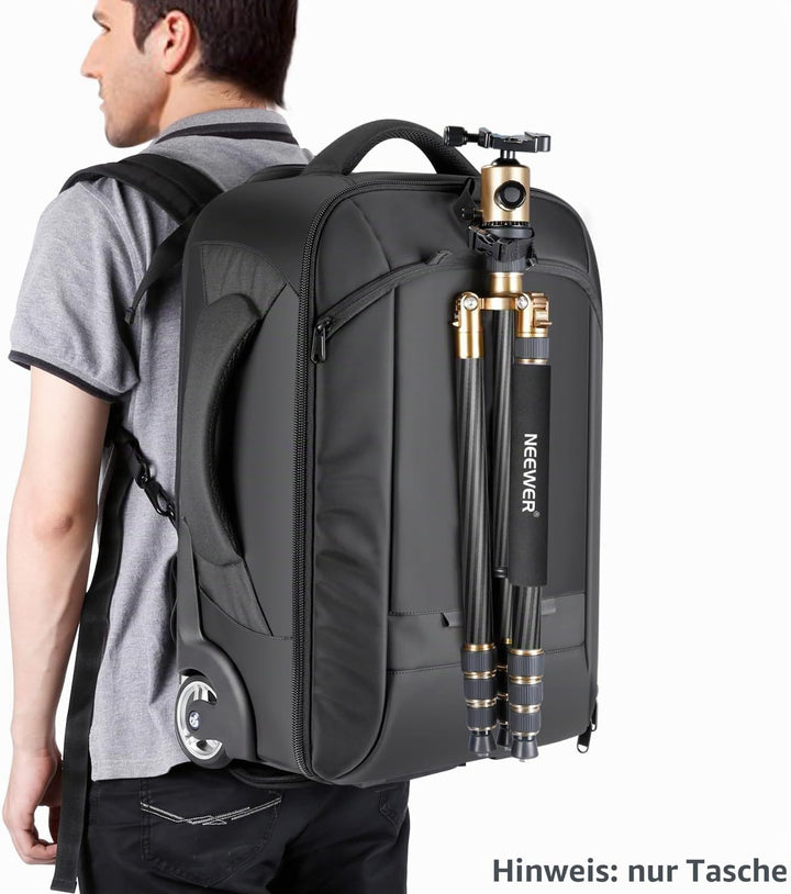 NEEWER 2 in 1 Kamera Schieberucksack, Kofferstil, konvertierbar, mit stossfestem Doppelgriff, mit he