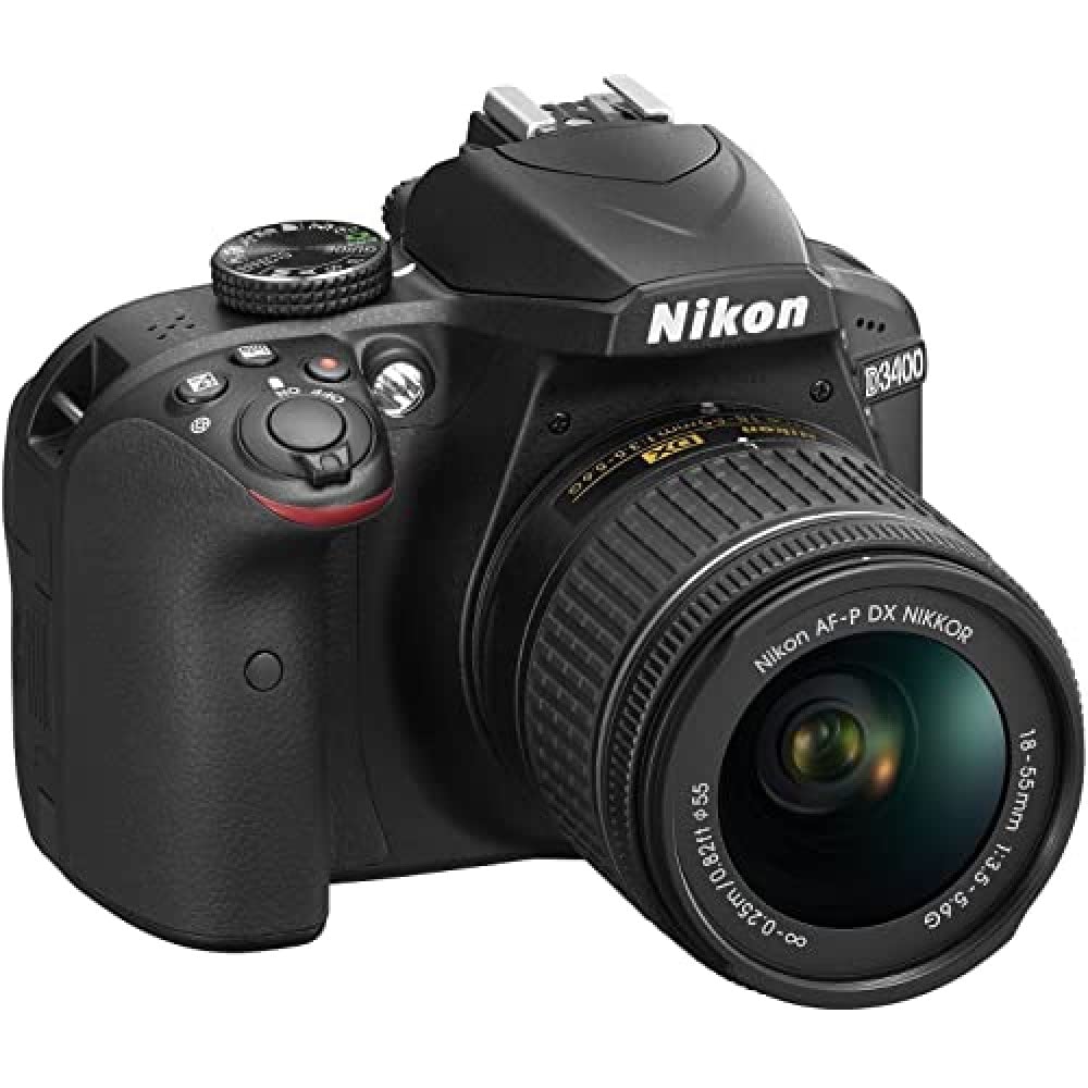 Nikon D3400 Gehäuse inkl. AF-P DX NIKKOR 18-55 mm VR schwarz