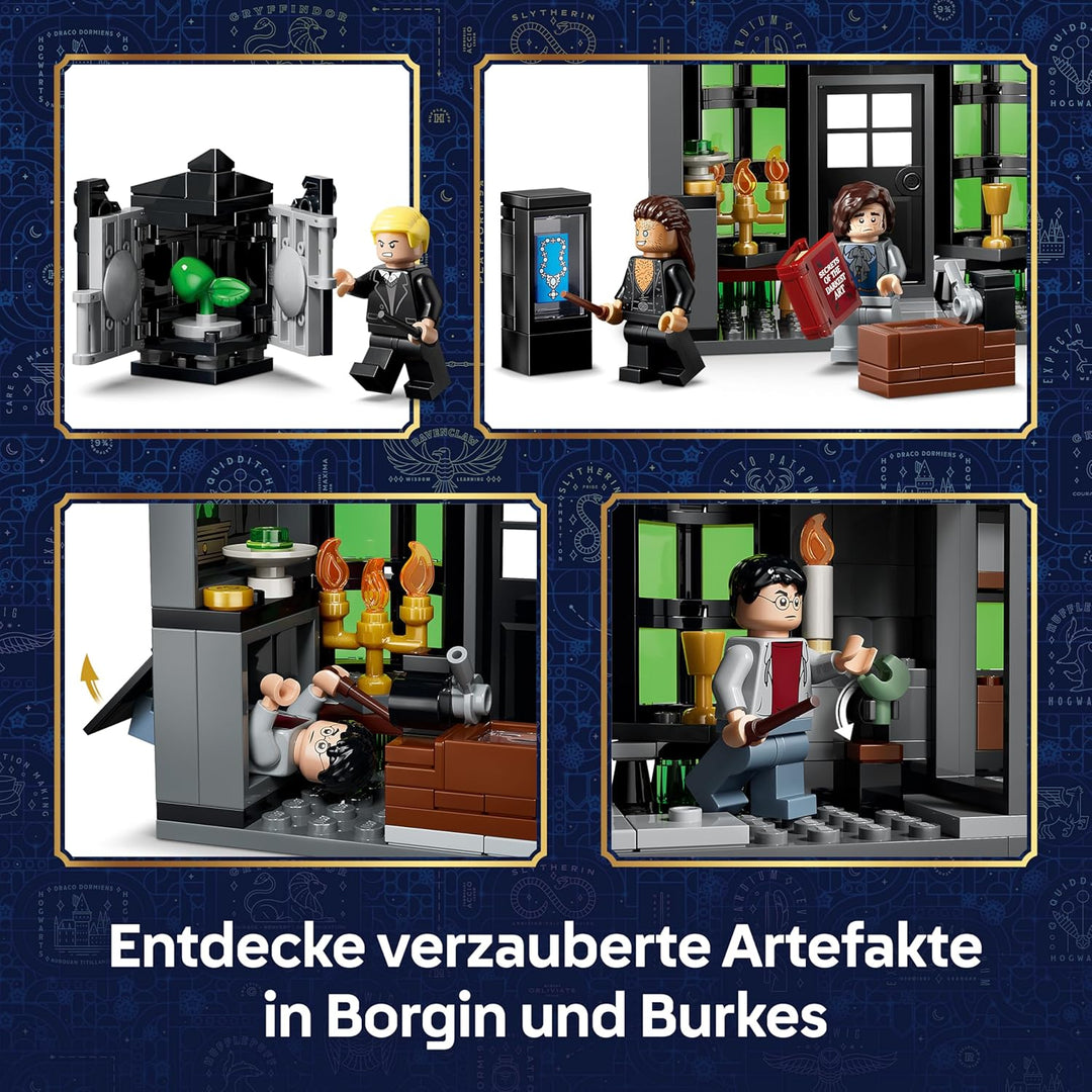 LEGO Harry Potter Zaubererläden in der Winkelgasse Spielzeug - Miniatur Modellbau mit 8 Minifiguren