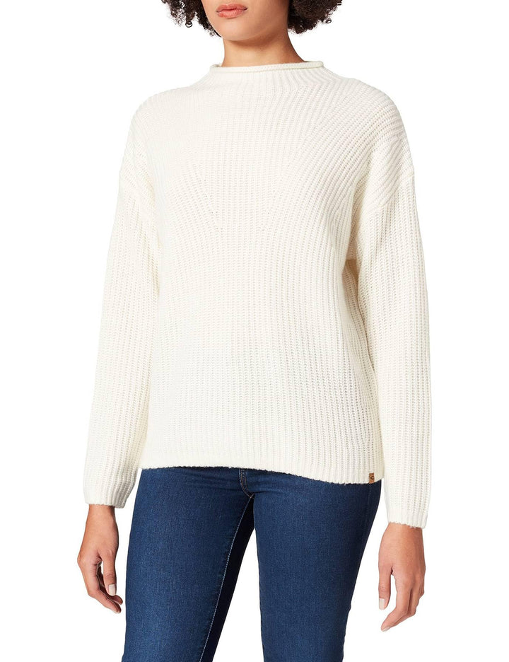 Camel Active Womenswear Damen 3095366K13 Pullover XL Off White, XL Off White