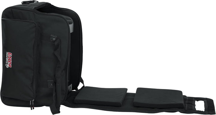 GATOR-Koffer Verstärkte Nylontasche mit Rollen für 12"-Lautsprecher 12 "mit Rädern Verstärktes Nylon