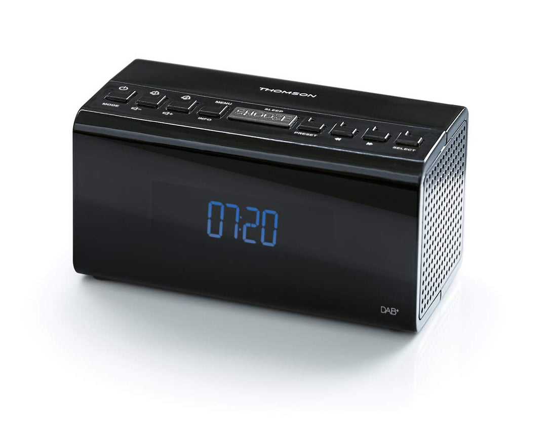 Dab + FM Radiowecker (Cr50dab) LCD-Display, Sleep-, Snooze- und Nap-Funktionen.