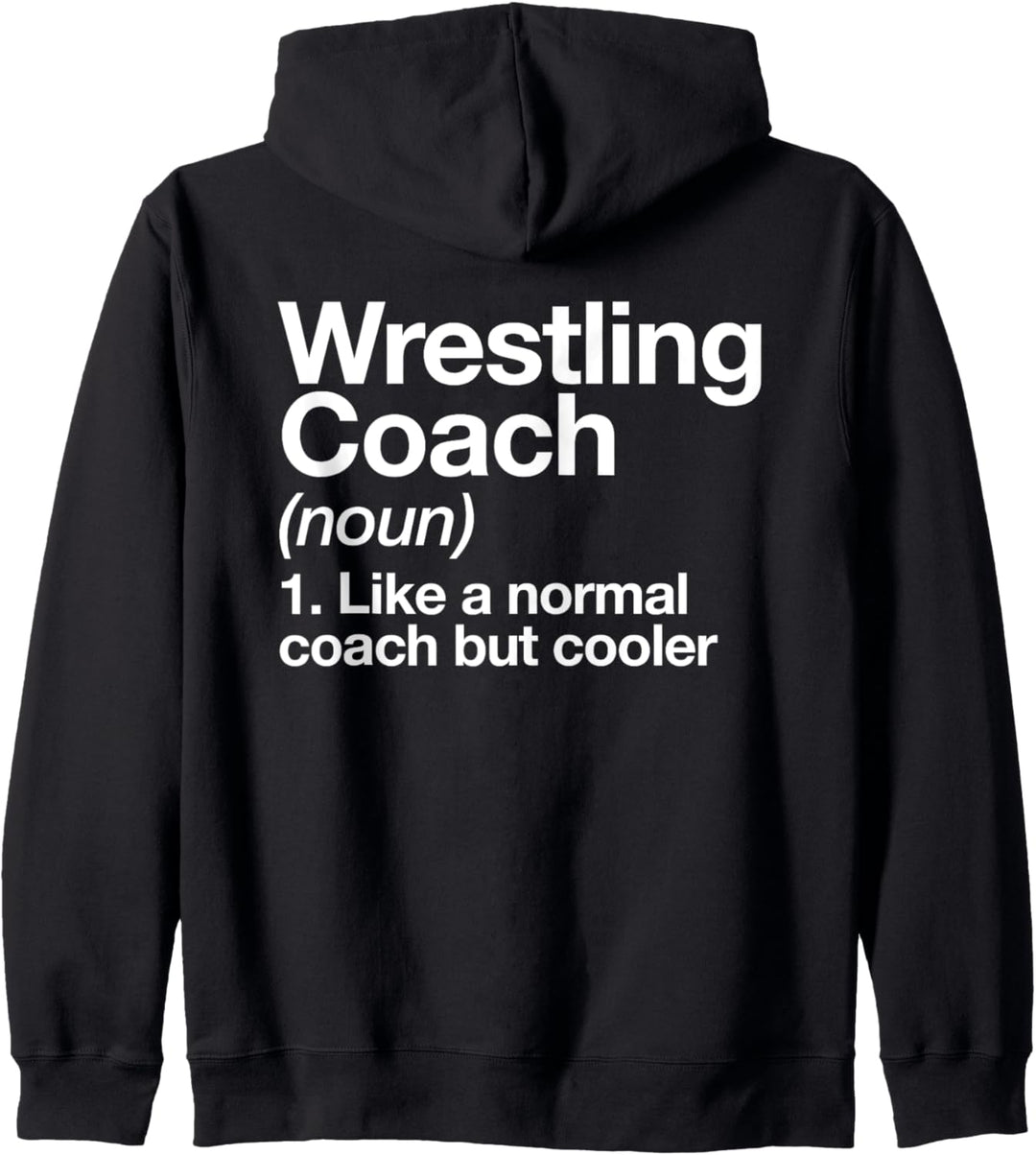 Wrestling Coach Funny Sports Definition Trainer Kapuzenjacke