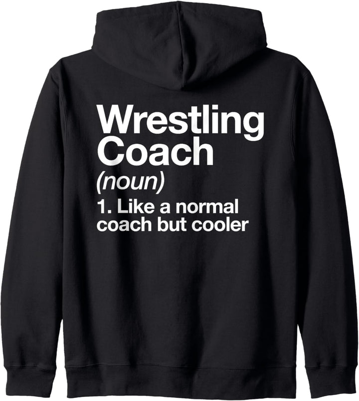 Wrestling Coach Funny Sports Definition Trainer Kapuzenjacke