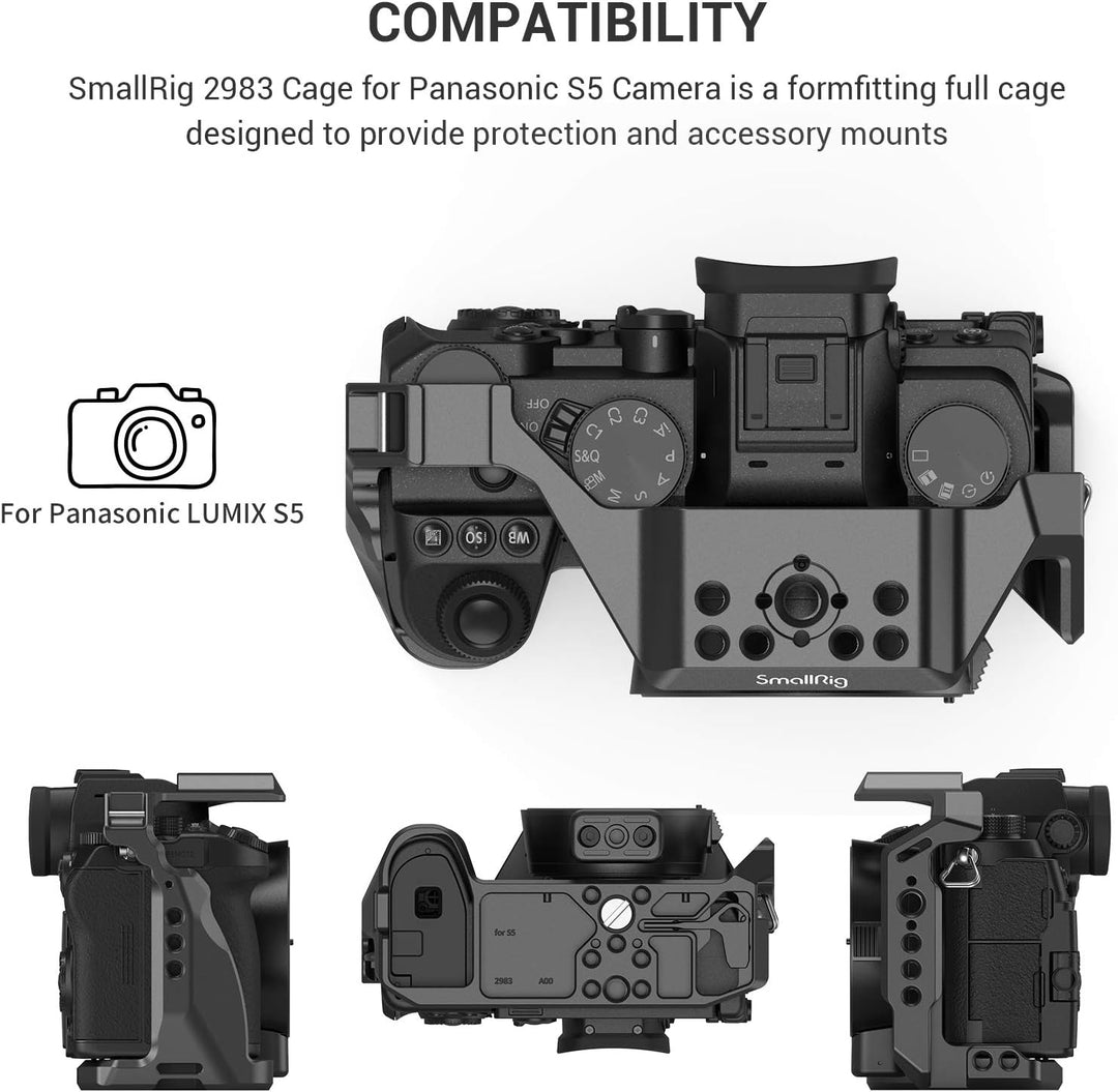 SMALLRIG S5 Kamerakäfig für Panasonic S5 Camera Cage - 2983
