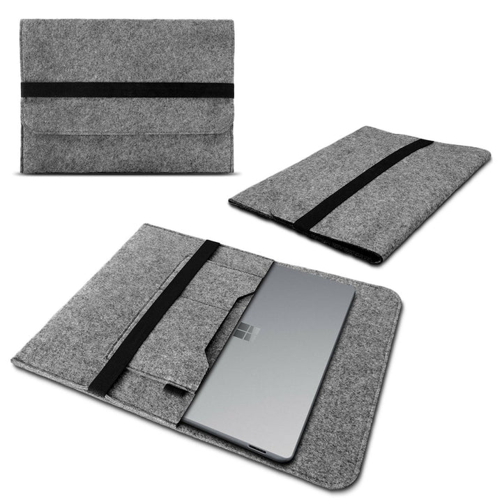 NAUCI Schutzhülle kompatibel mit Microsoft Surface Laptop 4/5 13,5 Zoll Filz Tasche Sleeve Hülle Lap
