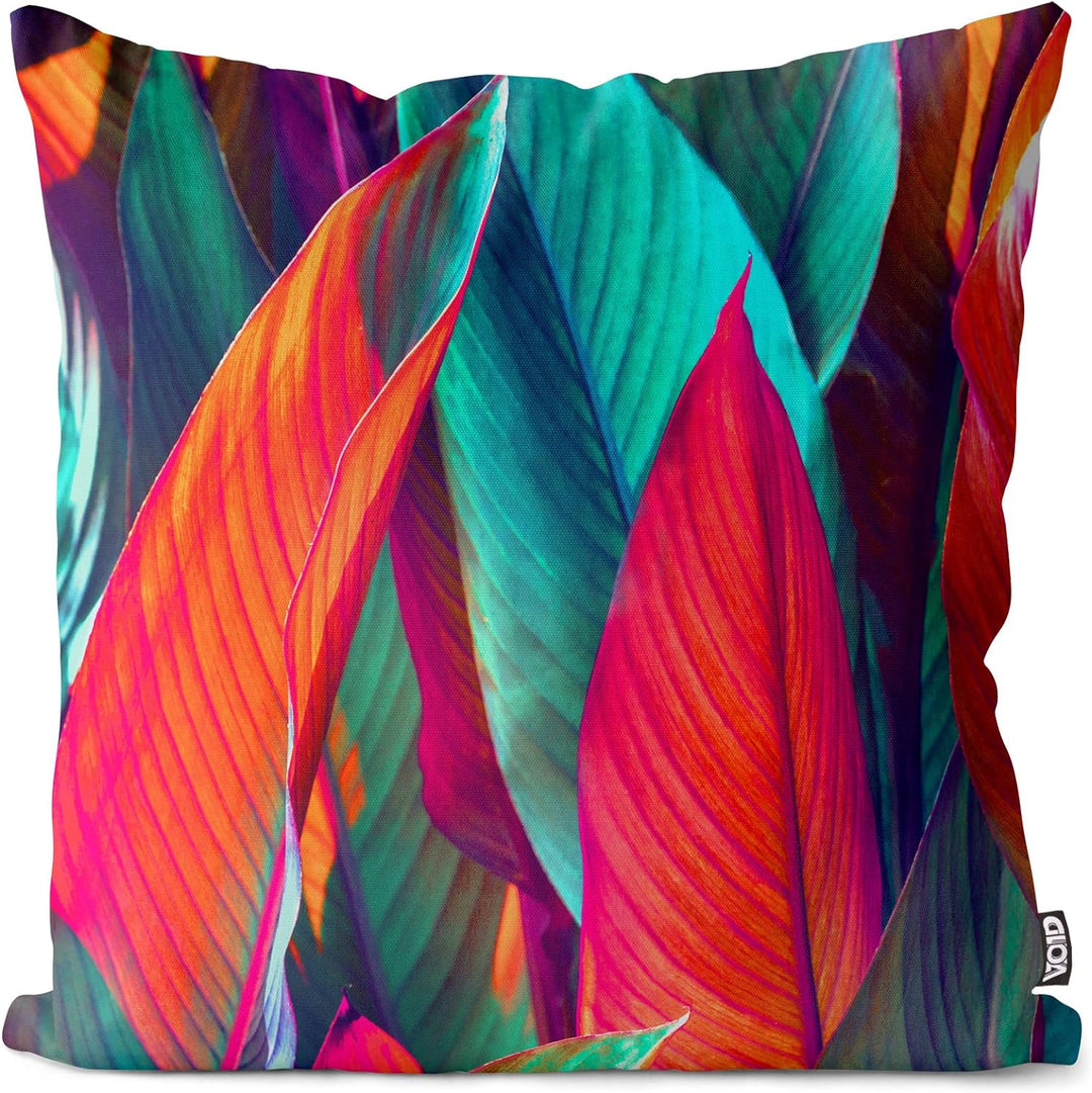VOID Bunte Bananenblätter Kissenbezug Kissenhülle Sofakissen Kissen Deko Outdoor-Kissen Dekokissen,