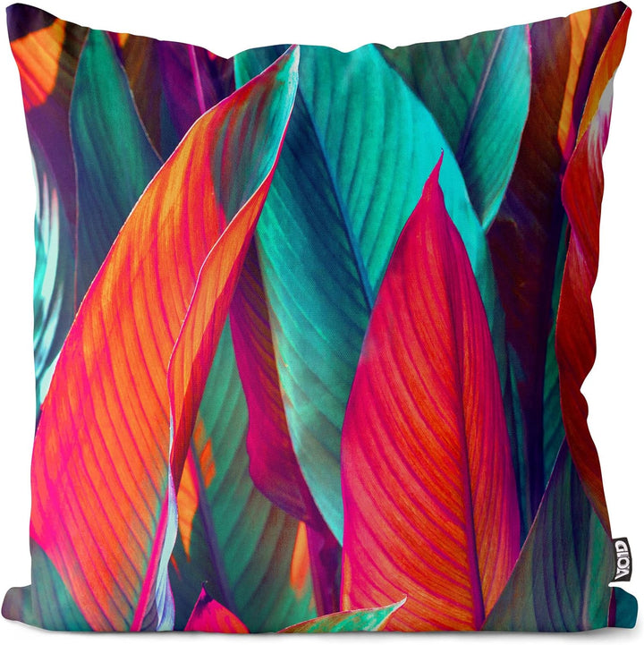VOID Bunte Bananenblätter Kissenbezug Kissenhülle Sofakissen Kissen Deko Outdoor-Kissen Dekokissen,