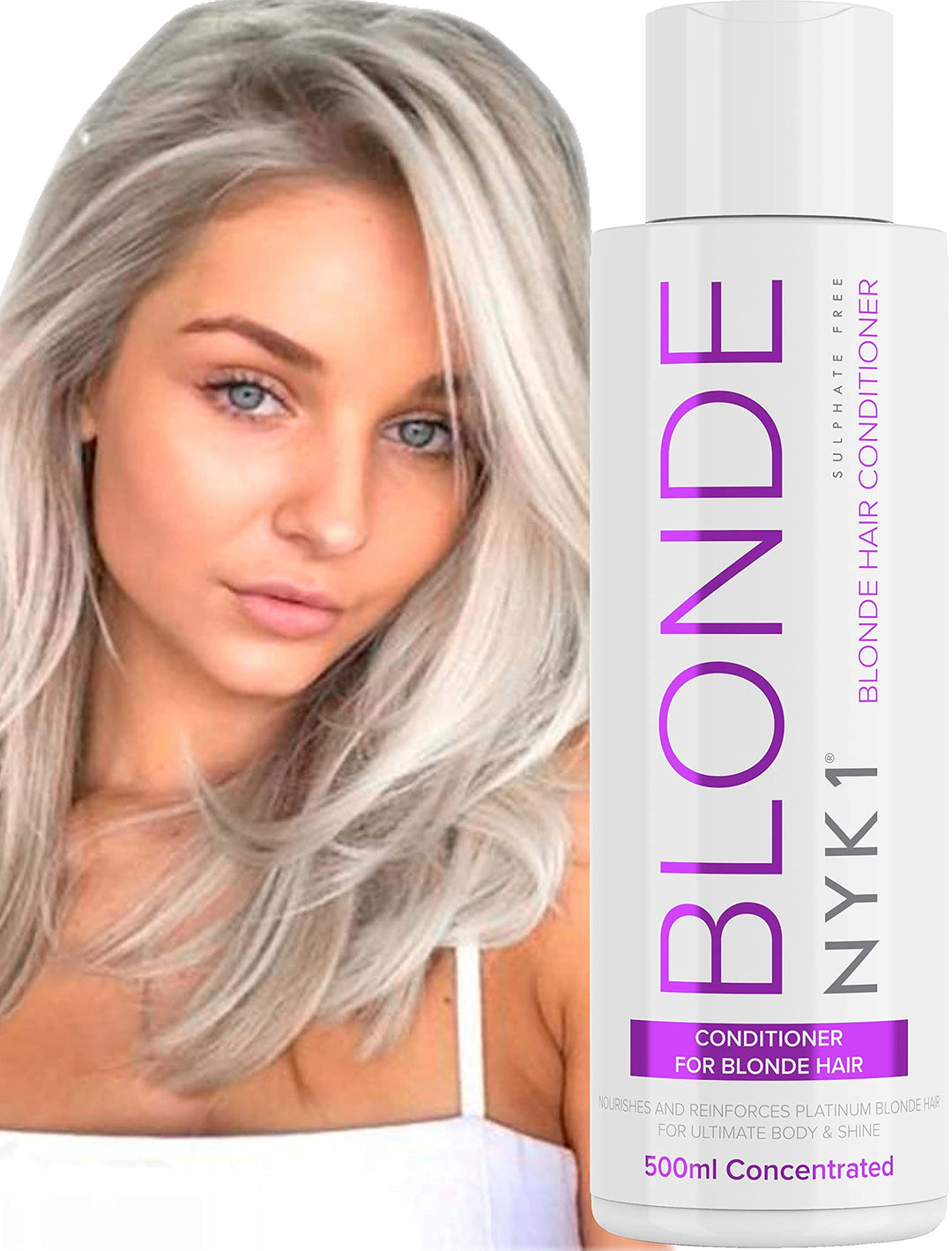 Blond Spülung SULPHATFREIES (500ml) Conditioner Blondiertes Haar Silber Conditioner Haare Für Graues