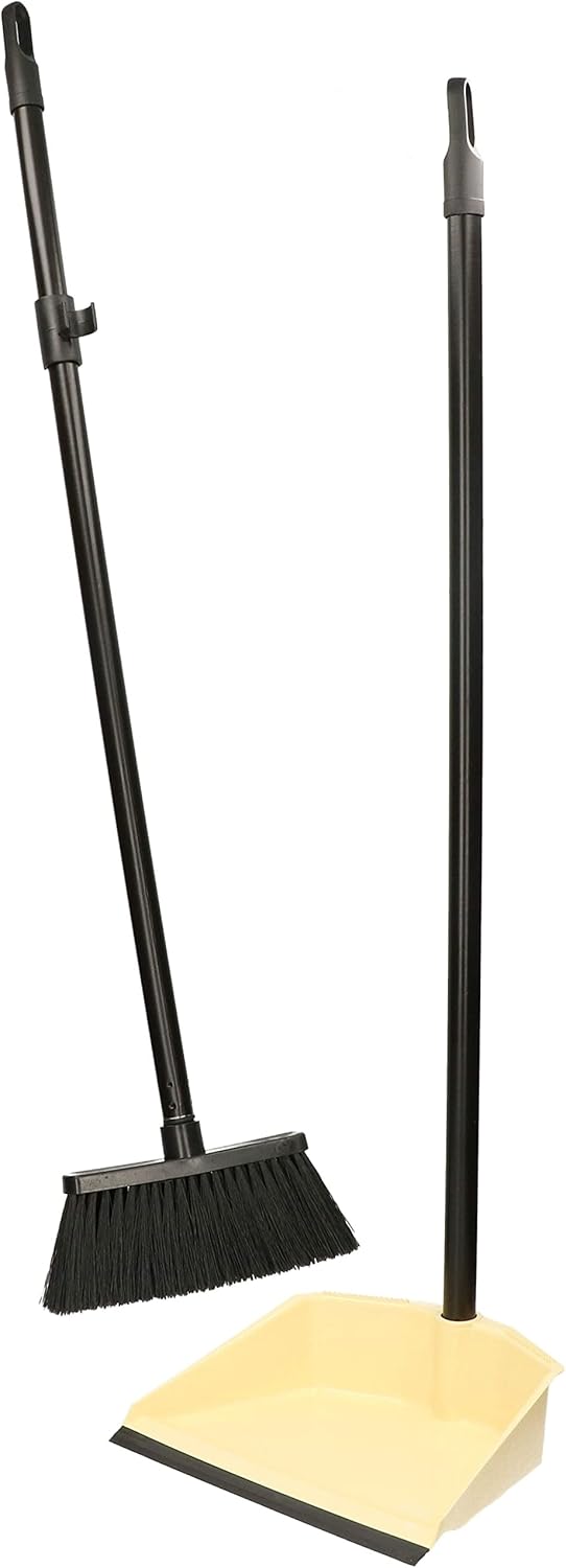 KOTARBAU® Kehrschaufel und Besen Set Aufrecht Kehrset Set mit Langem Stiel