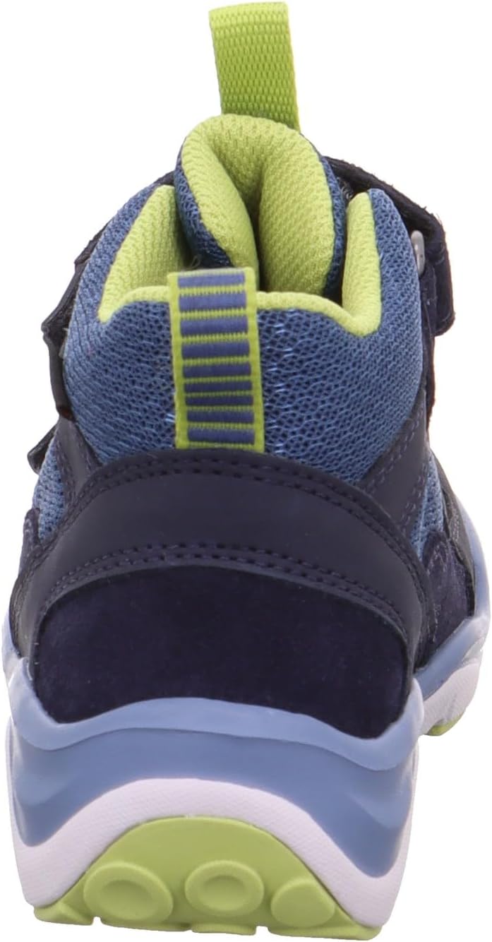 Superfit Jungen SPORT5 leicht gefütterte Gore-Tex Sneaker 24 EU Weit Blau Hellgrün 8030, 24 EU Weit